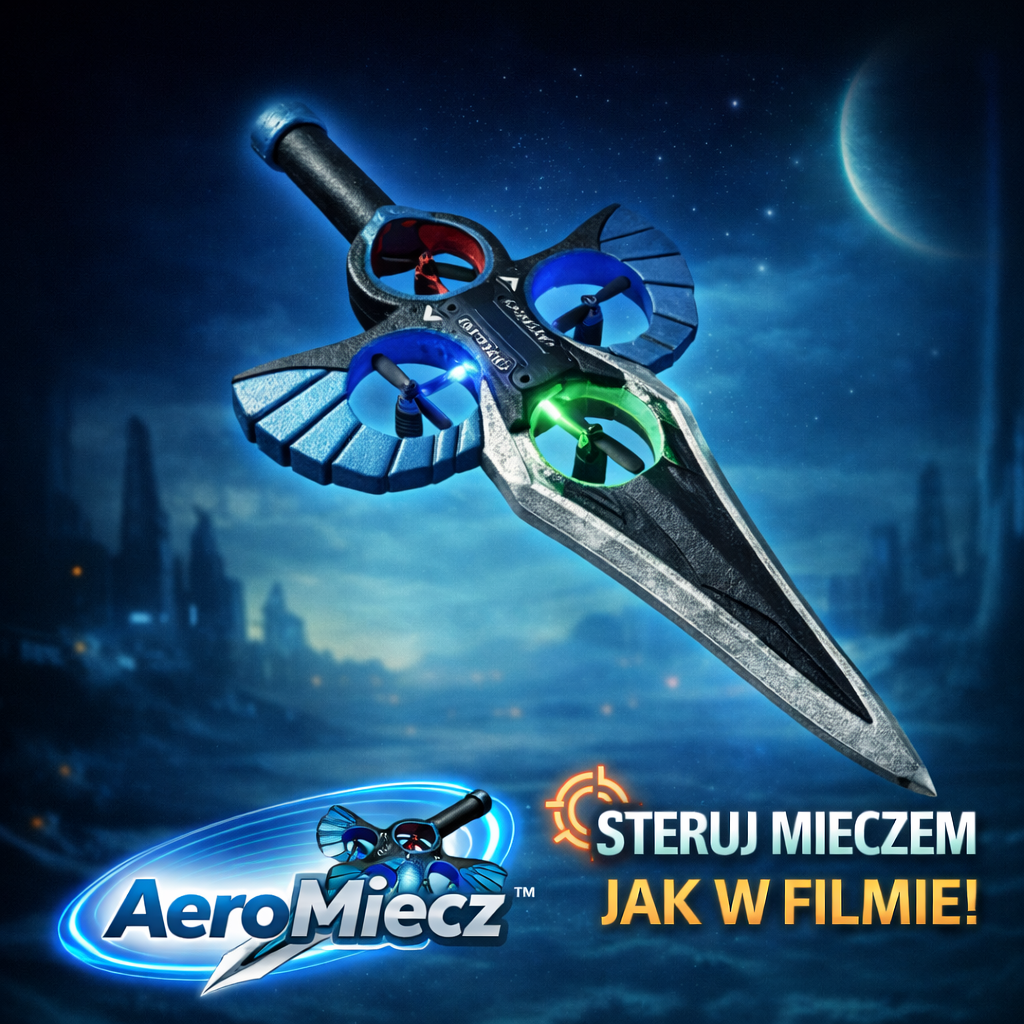 AeroMiecz™ – Magiczny Latający Miecz na Gesty | Akrobacyjny Dron 360° dla Każdego